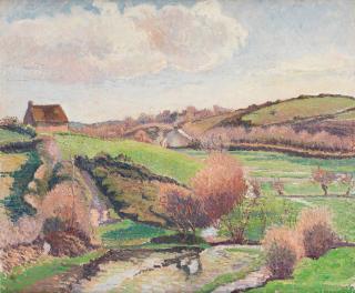 Lucien Pissarro - Swampy Meadows, Riec