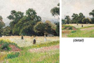 Lucien Pissarro - The Golf Links, Acton; A June Morning