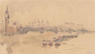 Lucien Pissarro - View of the Thames