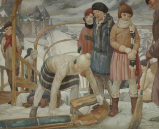Lucien Raoul Jean Martial - Glissoire à Québec