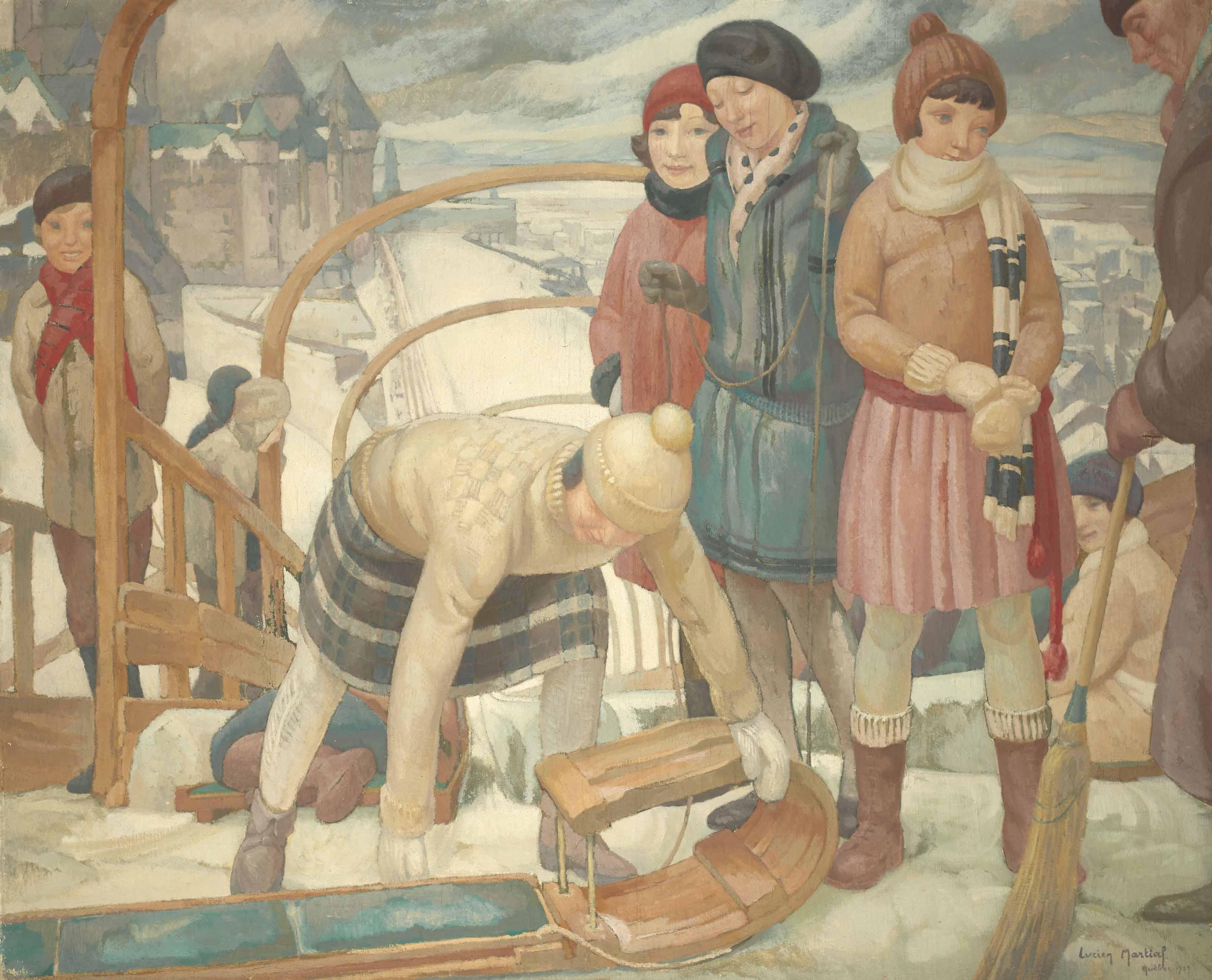 Lucien Raoul Jean Martial - Glissoire à Québec