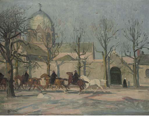 Lucien Simon - La Visitation
