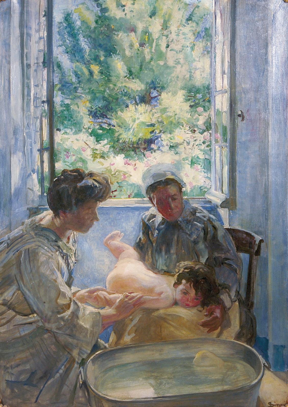 Lucien Simon - The Bath