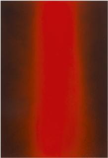 Lucien Smith - Untitled (Red/Black Flood Painting 01)
