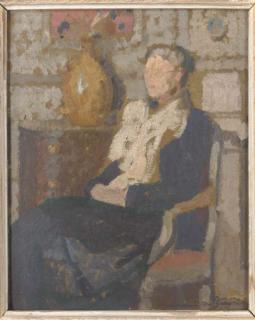 Lucien Victor Guirand de Scevola - Femme dans un intérieur