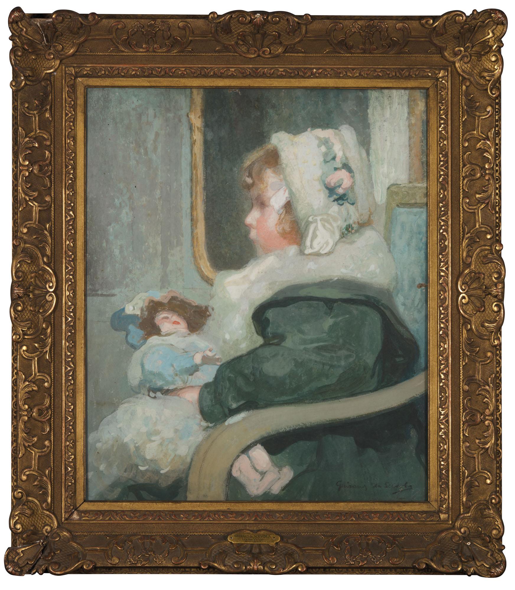 Lucien-Victor Guirand De Scévola - Petite fille à la poupée