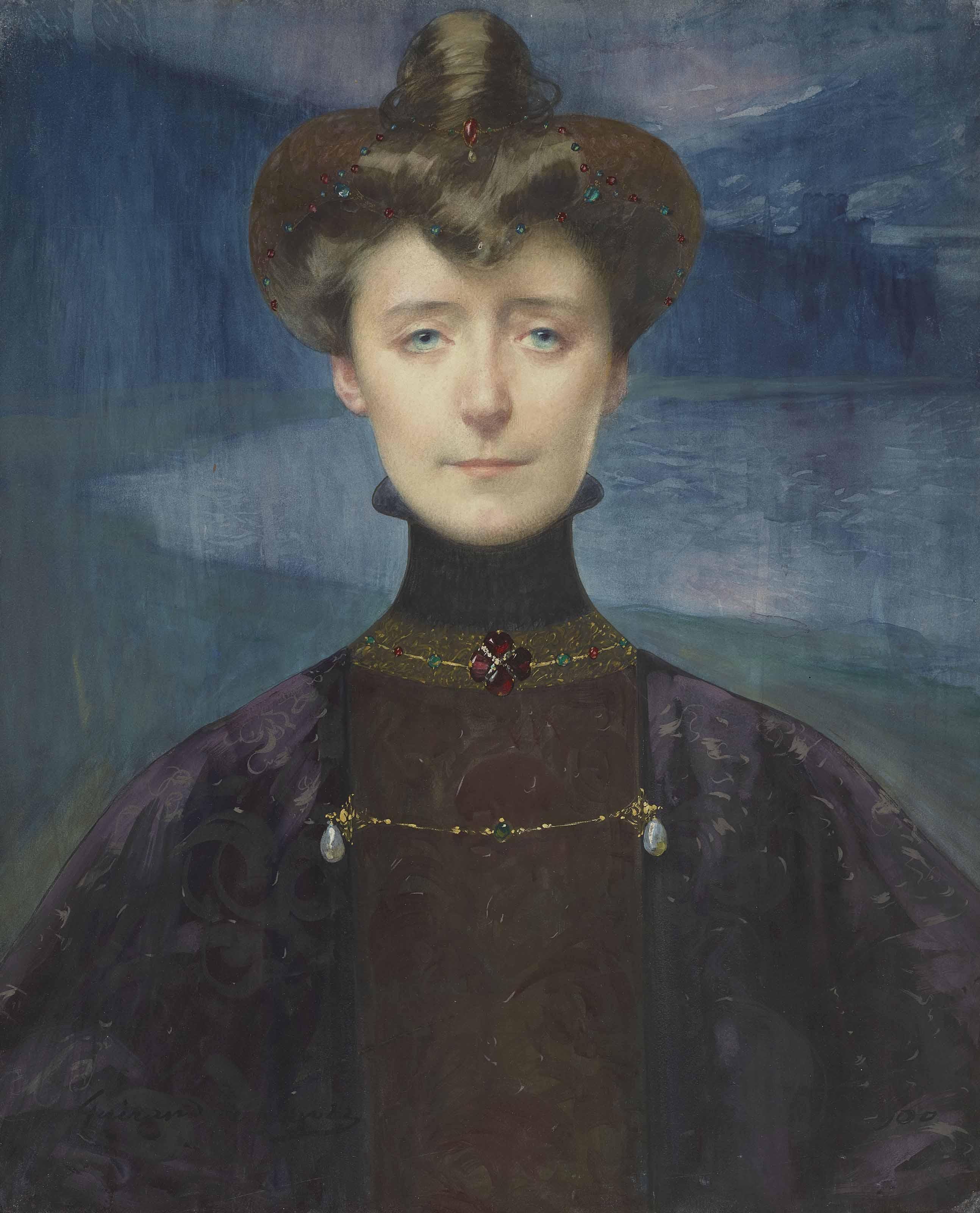 Lucien-Victor Guirand De Scévola - Portrait de Marguerite Moréno (1871-1948)