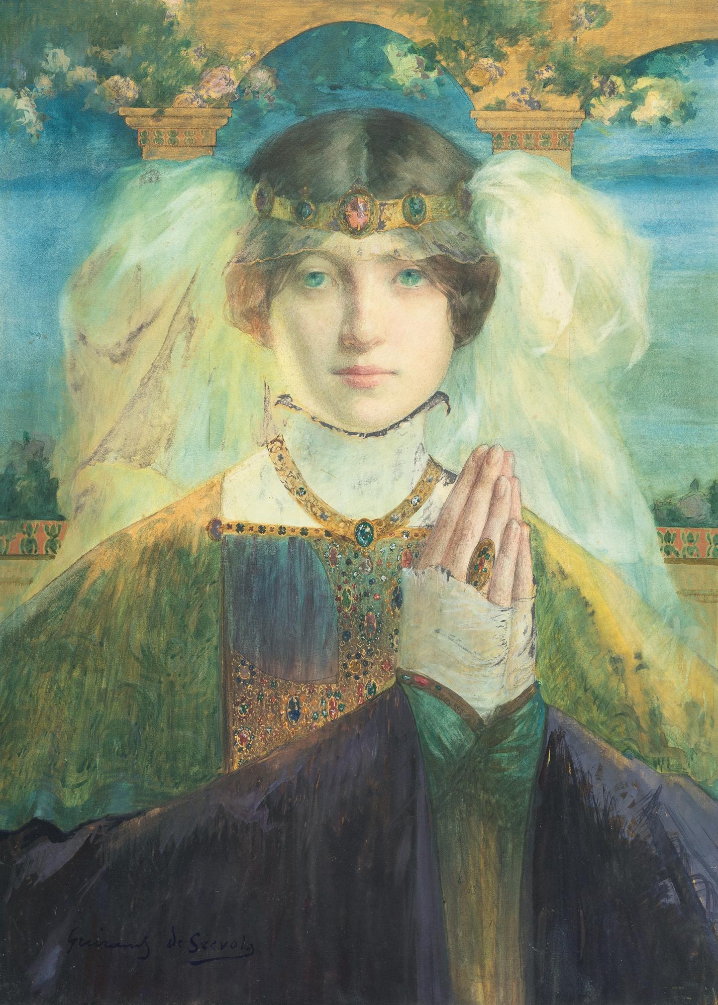 Lucien-Victor Guirand de Scévola - Prinzessin in mittelalterlicher Gewandung