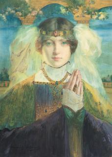 Lucien-Victor Guirand de Scévola - Prinzessin in mittelalterlicher Gewandung