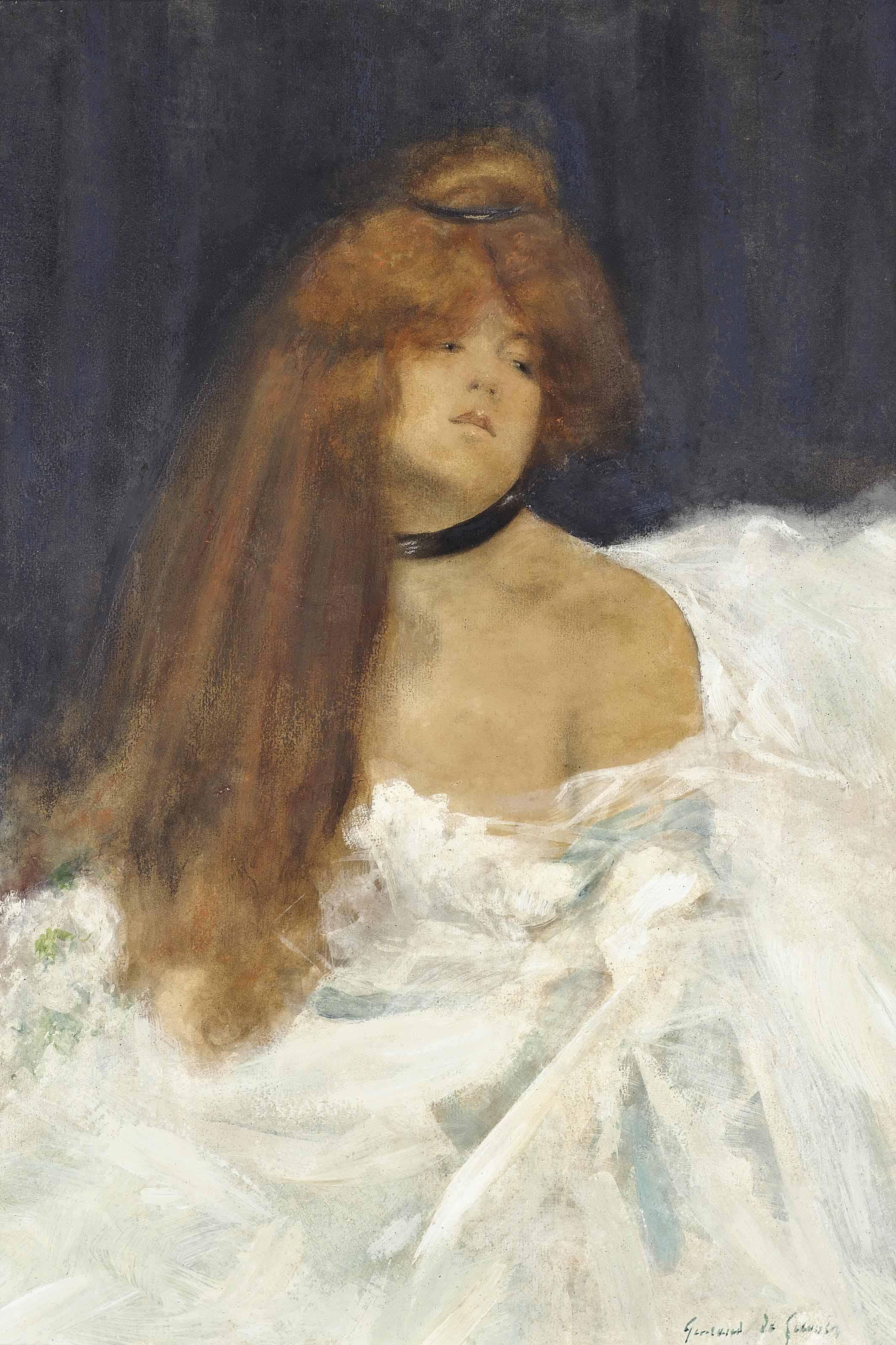 Lucien Victor Guirand De Scévola - The White Dress