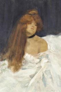 Lucien Victor Guirand De Scévola - The White Dress