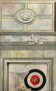 Lucio Del Pezzo - Dittico Con Elementi Geometrici