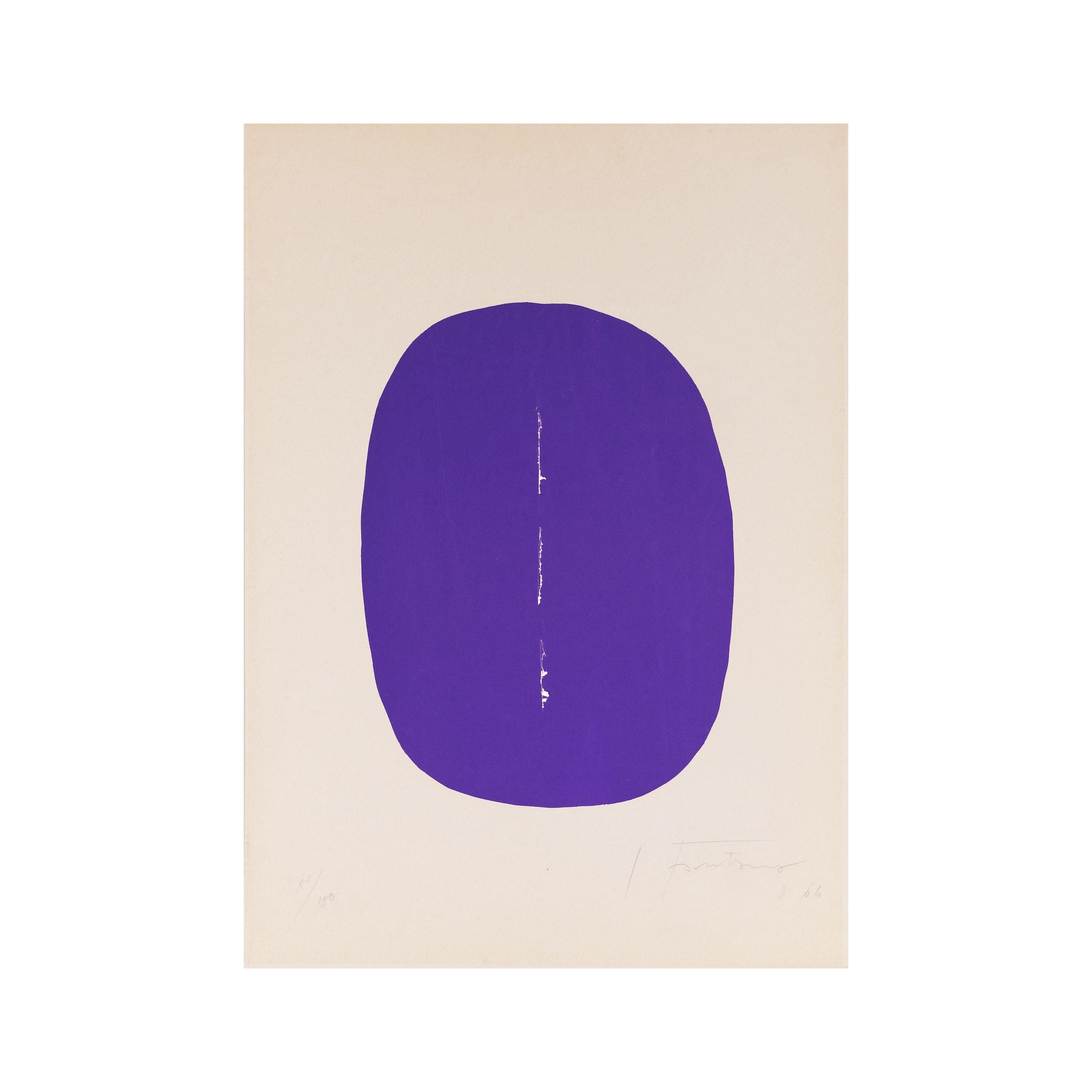 Lucio Fontana - Concetto Spaziale, 1965