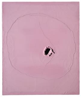Lucio Fontana - Concetto Spaziale (62-O-49)