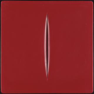 Lucio Fontana - Concetto Spaziale (Ruhé M-15)