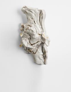 Lucio Fontana - Frammento di specchiera con testina