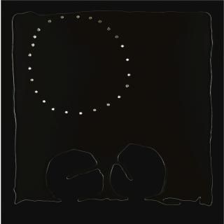 Lucio Fontana - Italian Concetto Spaziale - Teatrino (Nero)