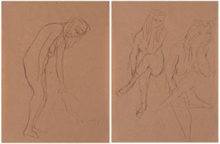 Lucio Fontana - Lotto di due opere: