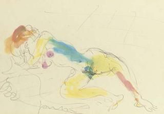 Lucio Fontana - Nudo Femminile