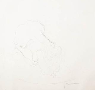 Lucio Fontana - Nudo