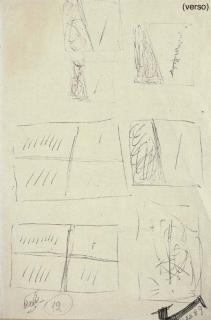 Lucio Fontana - Primo progetto di taglio di Lucio Fontana