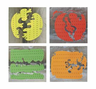 Lucio Fontana - Quattro Oggetti Di Lucio Fontana E Due Poesie Di Salvatore Quasimodo (Ruhé & Rigo S. 8-11)