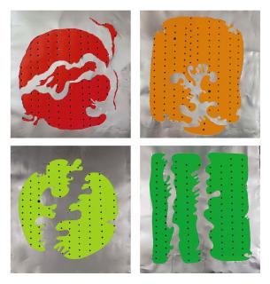 Lucio Fontana - Quattro Oggetti di Lucio Fontana e due Poesie di Salvatore Quasimodo (Ruhé & Rigo S. 8-11)