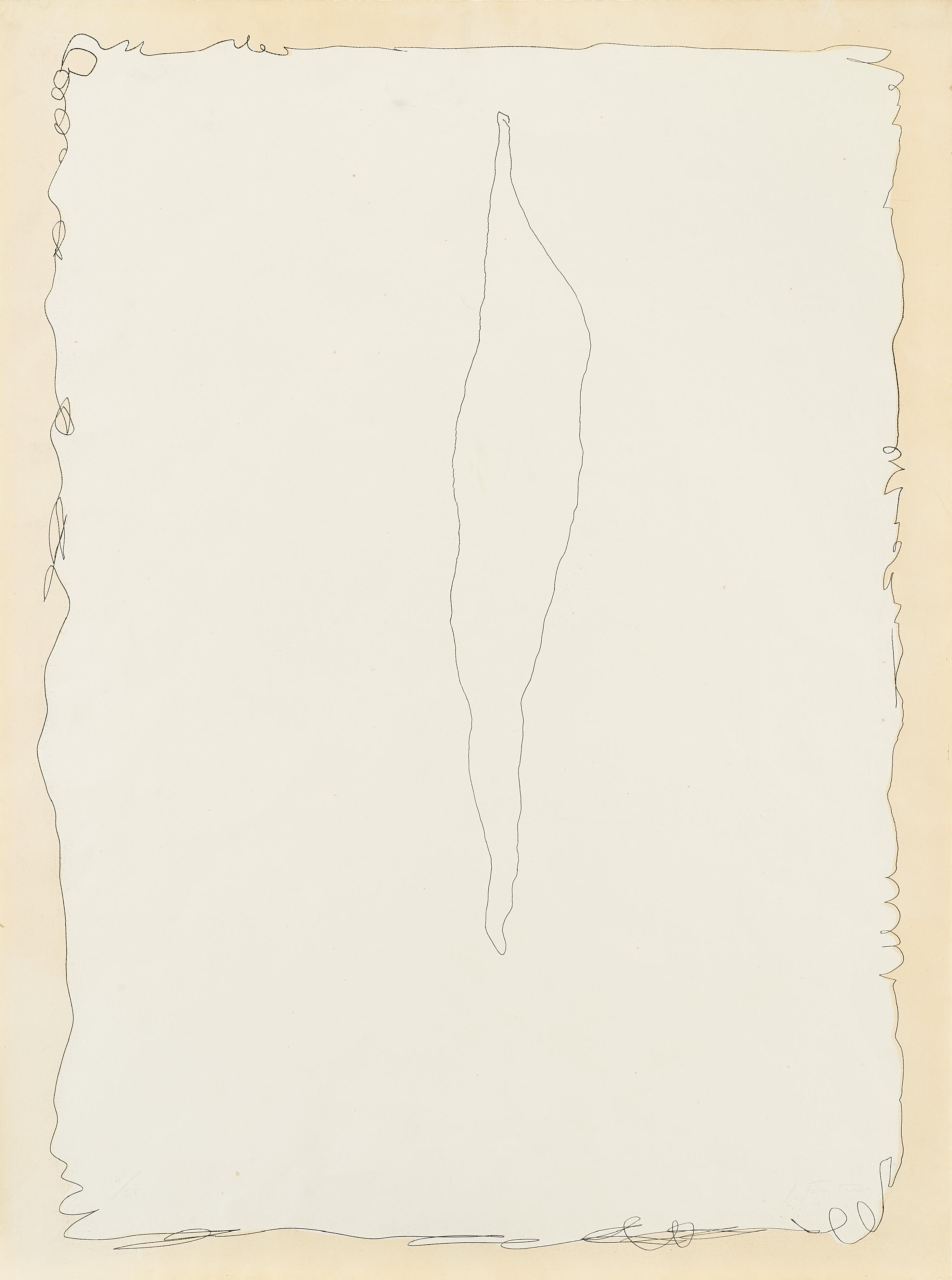 Lucio Fontana - Serie rosa