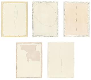 Lucio Fontana - Serie Rosa