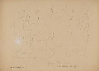 Lucio Fontana - Studio di formella per la V Porta del Duomo di Milano