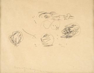 Lucio Fontana - Studio per \'Concetto Spaziale\'