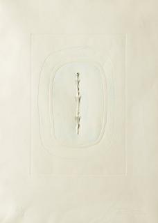 Lucio Fontana - Untitled (Conzetto spaziale)