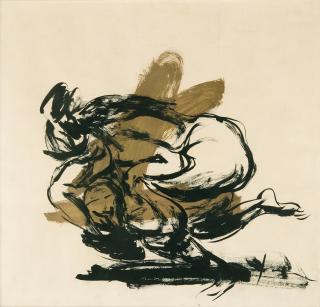 Lucio Fontana - Zwei weibliche Akte.