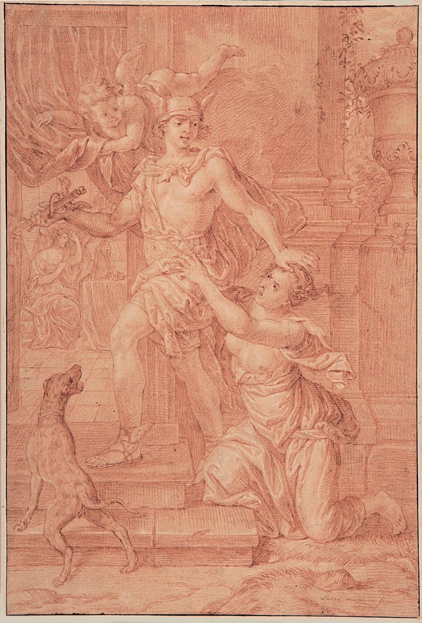 Lucio Massari - Hermes zwischen Herse und Aglauros.