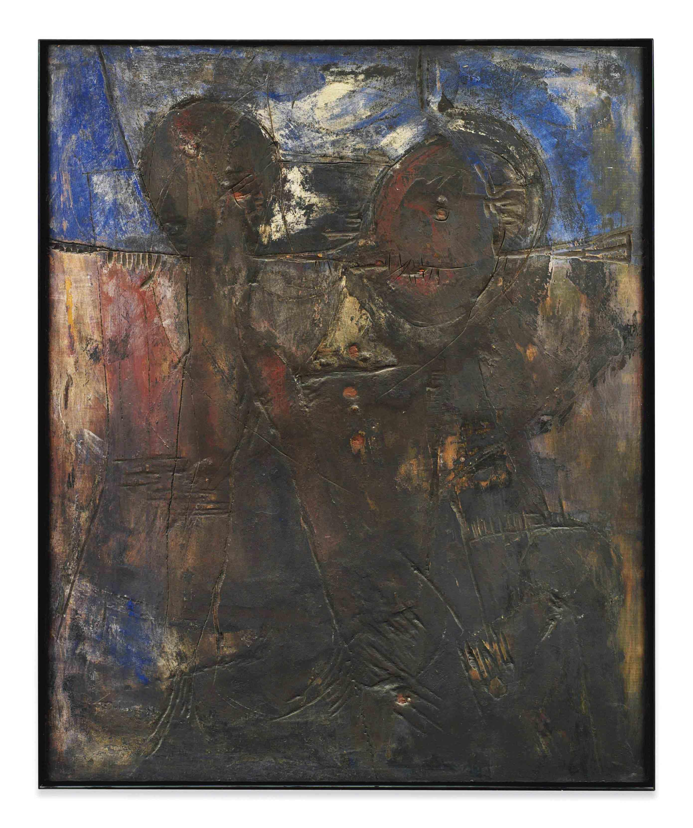 Lucio Muñoz - Dos figuras