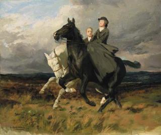 Lucy Elizabeth Kemp-Welch - Study for The Riders