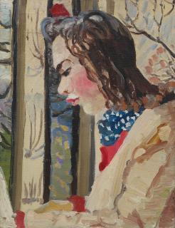 Lucy Harwood - Girl with Red Ribbon