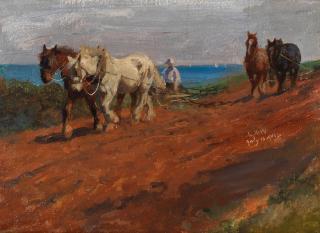 Lucy Kemp Welch - \'Ploughing\'