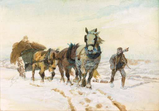 Lucy Kemp Welch - The haywain