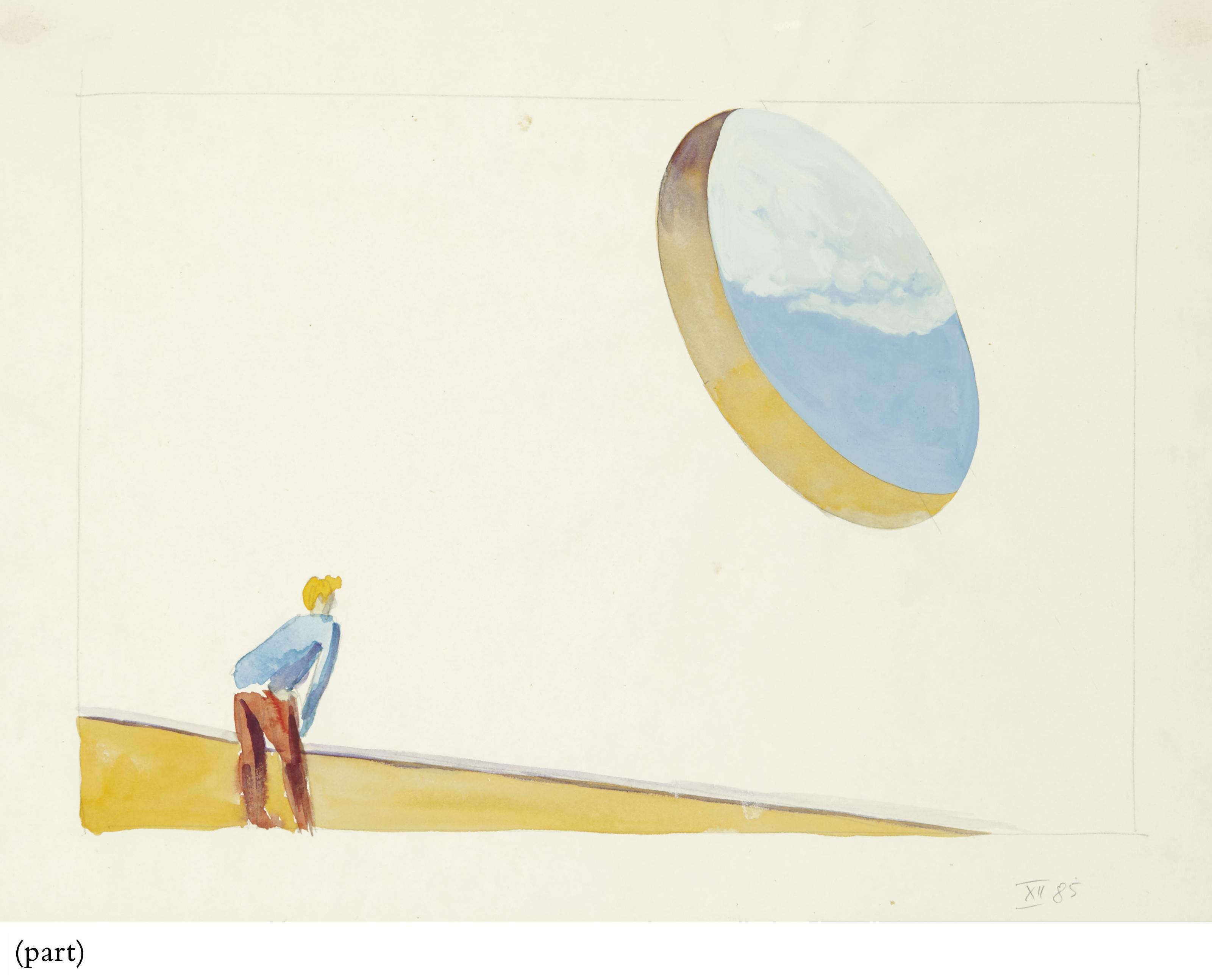 Ludger Gerdes - Un ensemble de deux aquarelles sur papier