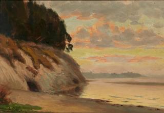 Ludmilla Pilat Welch - Sunset on the Shore