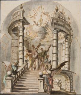 Ludolf Backhuysen - Segelschiffe bei stürmischer See.