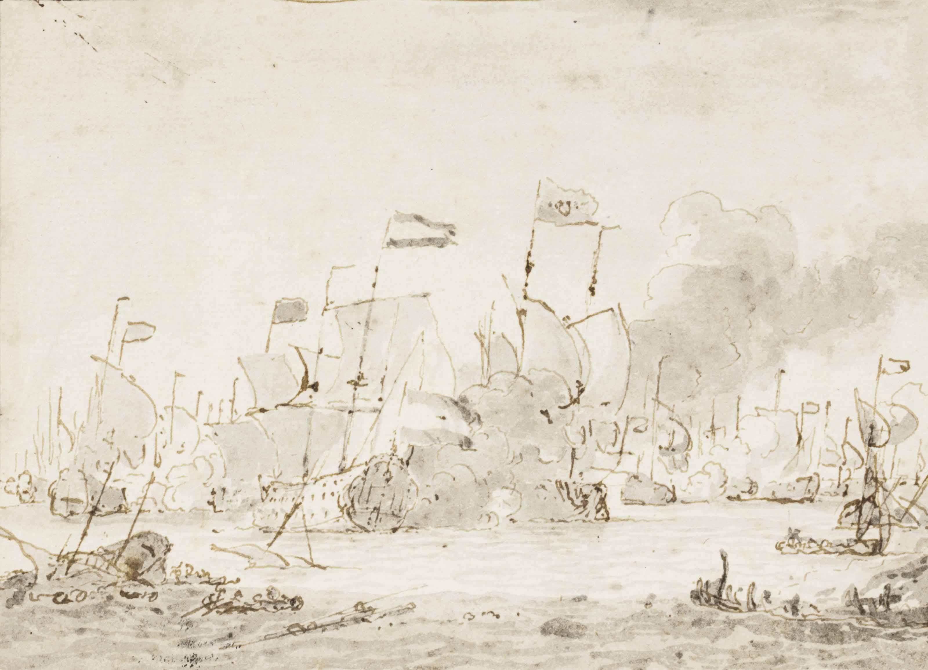 Ludolf Bakhuizen - The Naval Battle Of The Texel