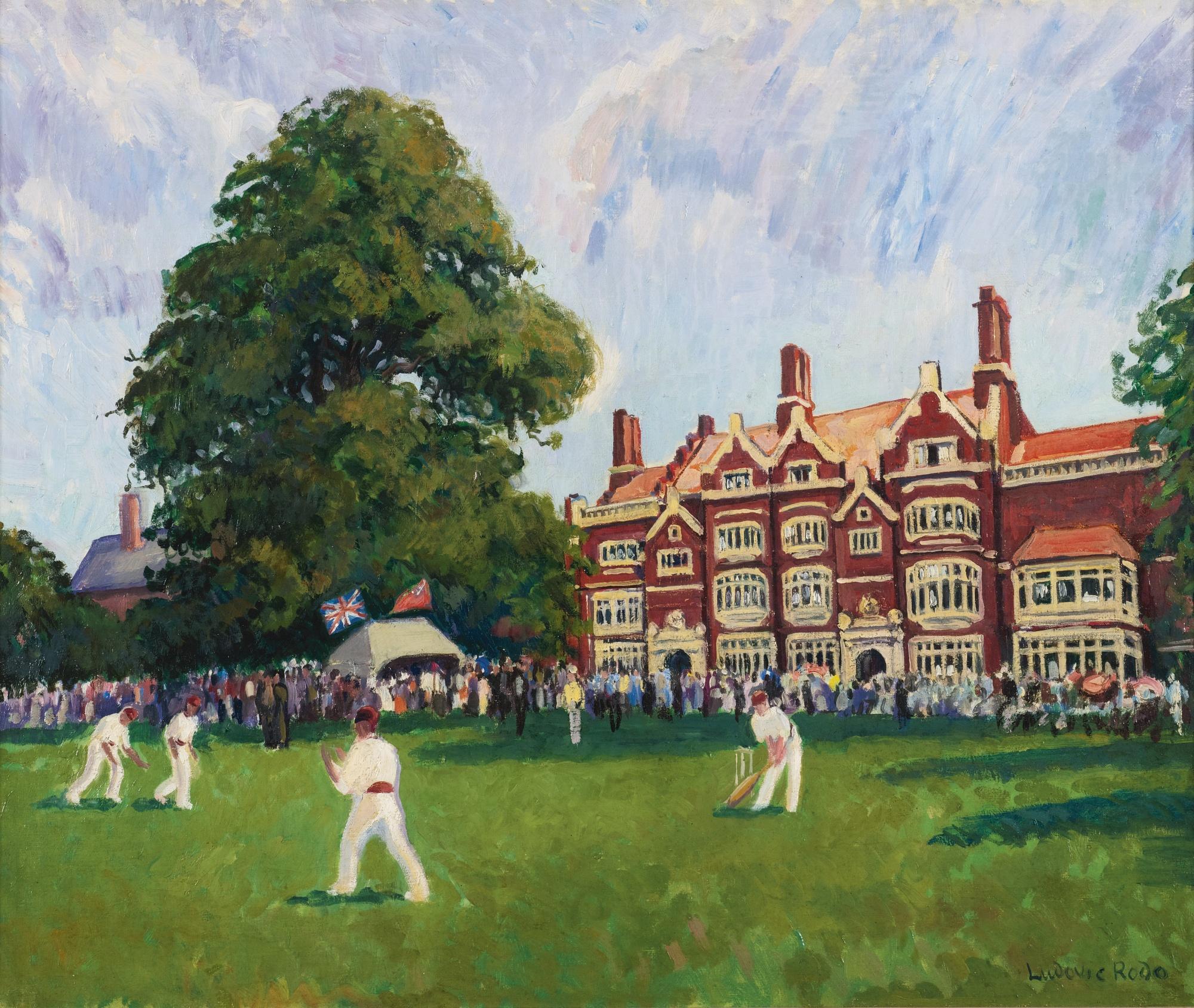 Ludovic Rodo Pissarro - Cricket Match, Cambridge