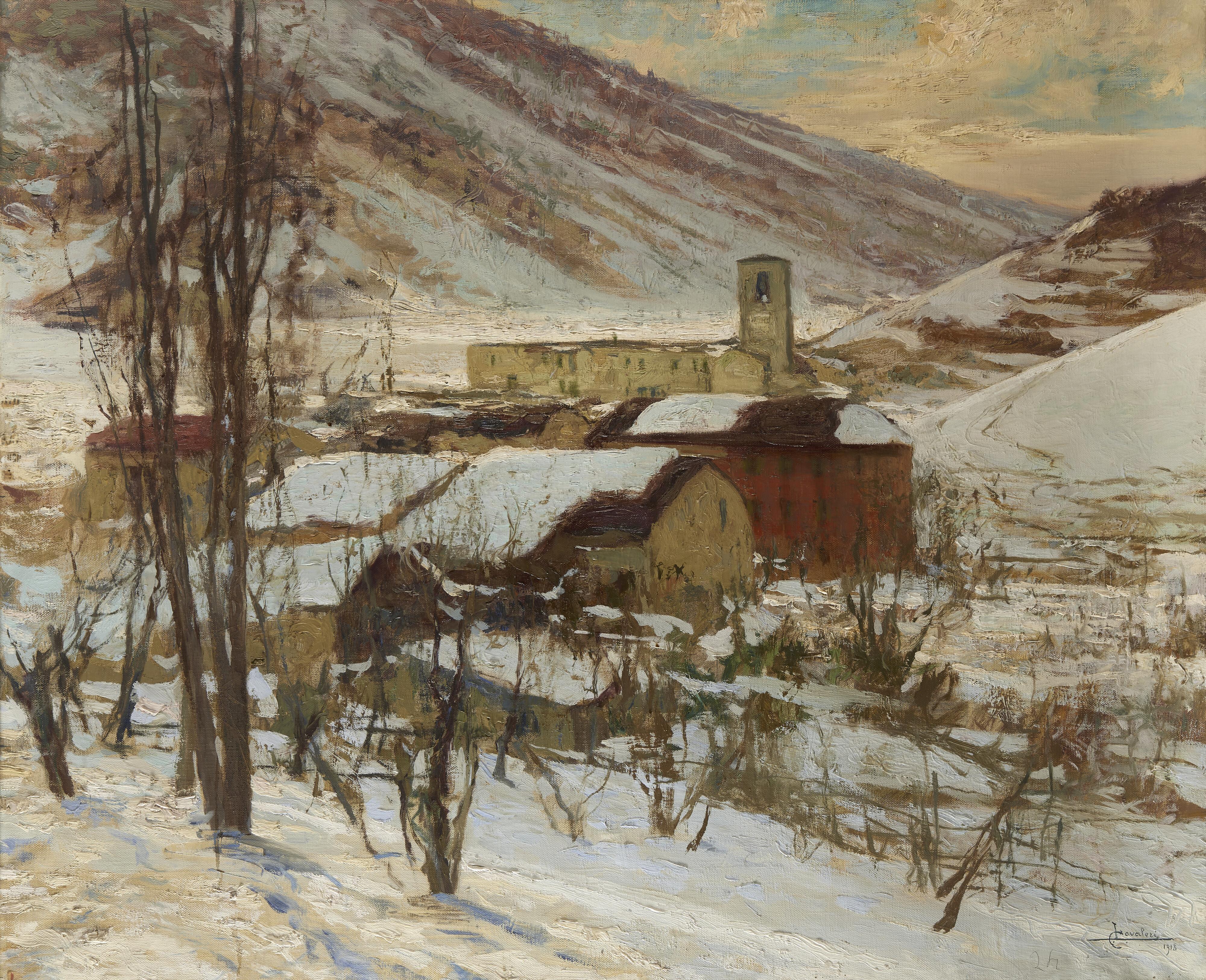 Ludovico Cavaleri - Ganna sotto la neve