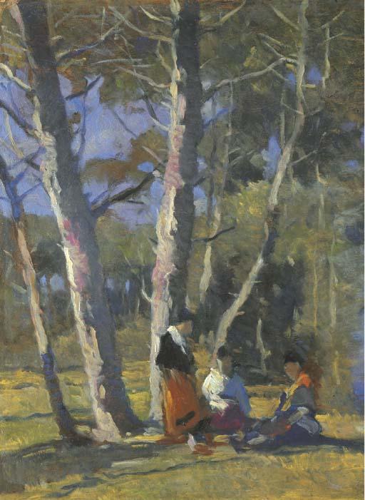 Ludovico Tommasi - Sosta sotto gli alberi