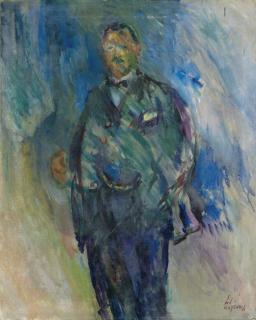 Ludvig Karsten - Norwegian man In A Frock Coat, Presumed To Be The Artist Henrik Lund