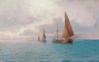 Ludvig Richarde - Evening At Sea.