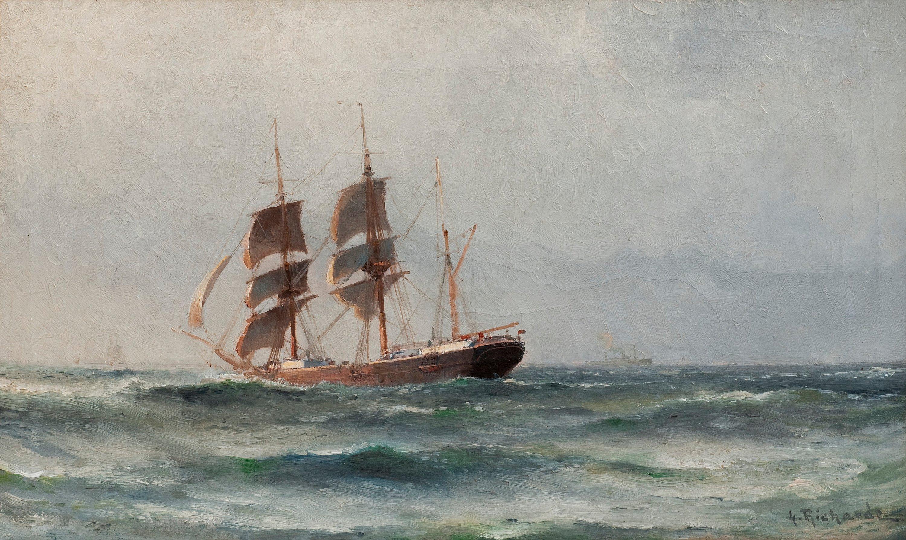 Ludvig Richarde - Segelfartyg