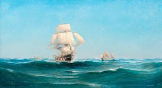 Ludvig Richarde - Ships At Sea.
